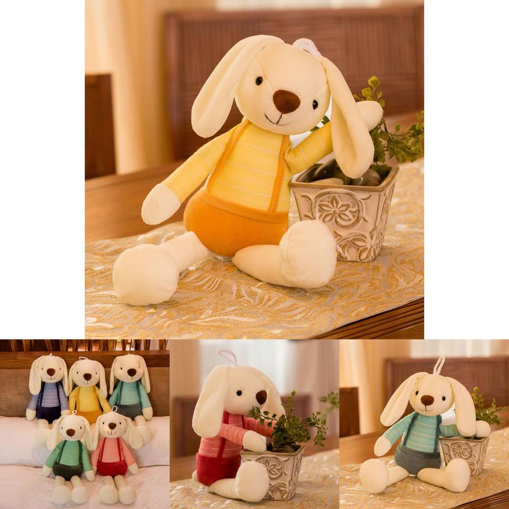 Long Ear Plush Bunny Toy With Filling For Kids Playroom And Gift Use