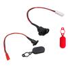 Charging Hole Cover with Charging Cable Electric Bike Scooter Charging Port Waterproof Cover for Electric Bike Part