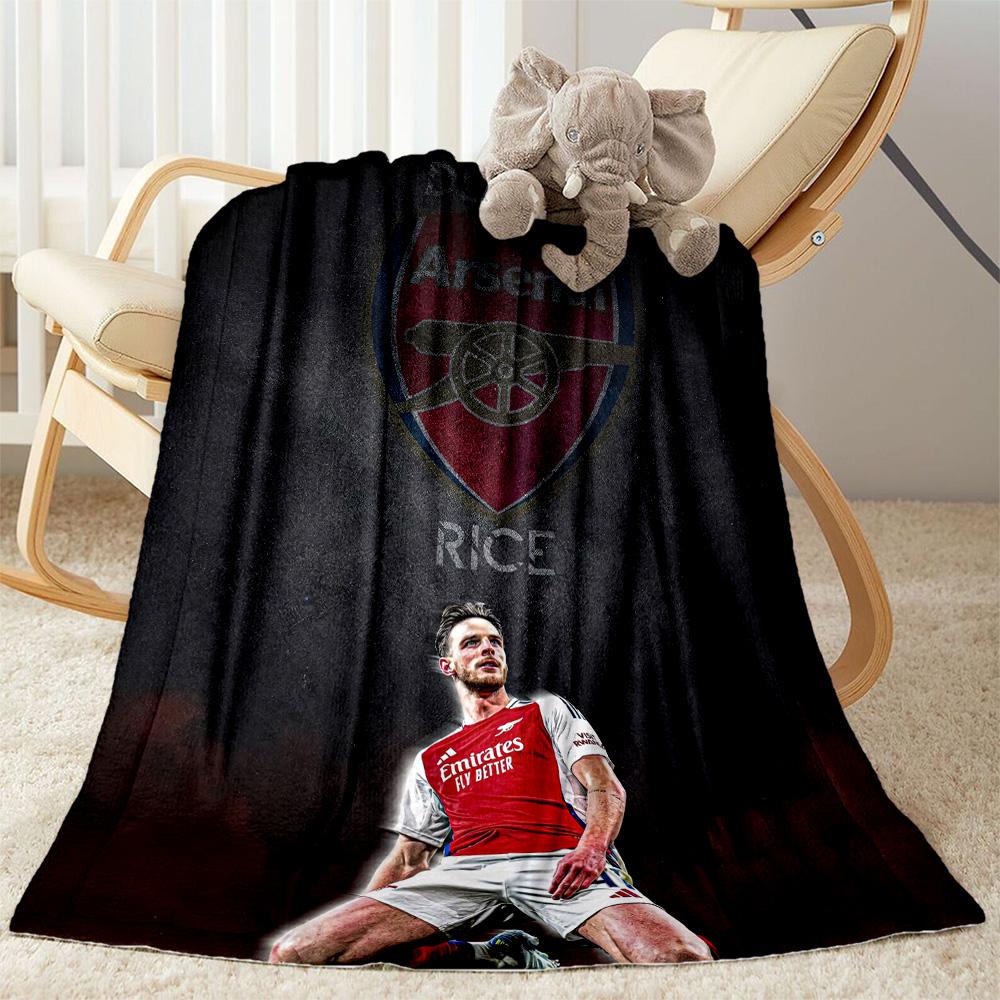 Arsenal Decke Weich Warm Gemütlich Geeignet für Bettwäsche Meeresufer Sofa für Alle Jahreszeiten Modern Bestes Feiertagsgeschenk für Freunde Familie