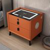 Luxe Smart Bedside Table with Wireless Charging and Storage