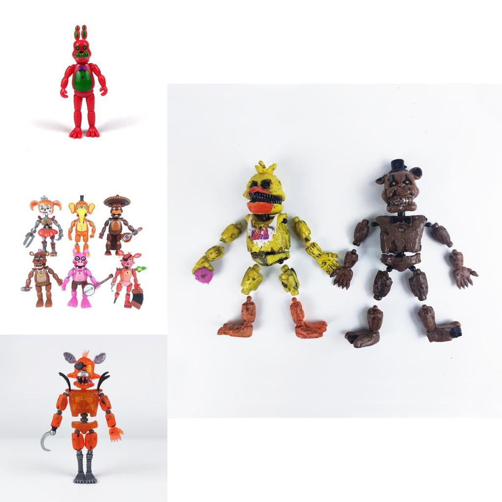 Çevre Dostu Plastik Fnaf Aksiyon Figürü Oyuncak Çocuklar İçin En İyi Oyun Arkadaşları