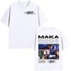 Rapper Maka 2025 Tour Graphic T Shirts Men women Fashion Vintage T-shirt Casual Short Sleeve T Shirt Short Sleeve Streetwear
