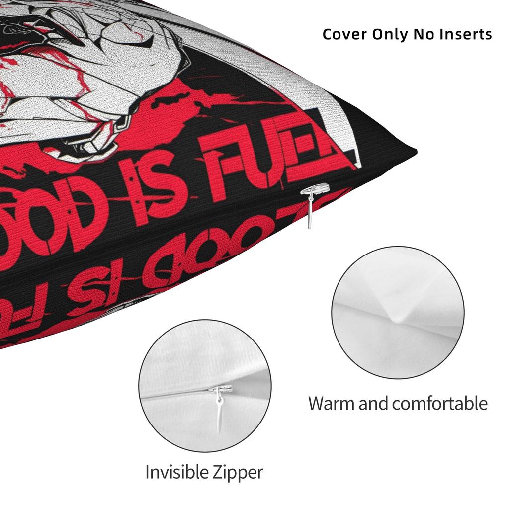 Ultrakill V1 V2 Shooting Game Pillowcase Printing Polyester Cushion Cover Decor Hell Is Full Pillow Case Cover Home Zipper