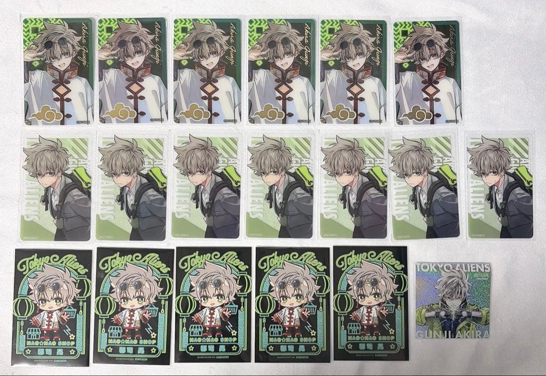 

[USED] Tokyo Aliens Azuma Eri Akira Gunji Haohao Shop Clear Card Bonus