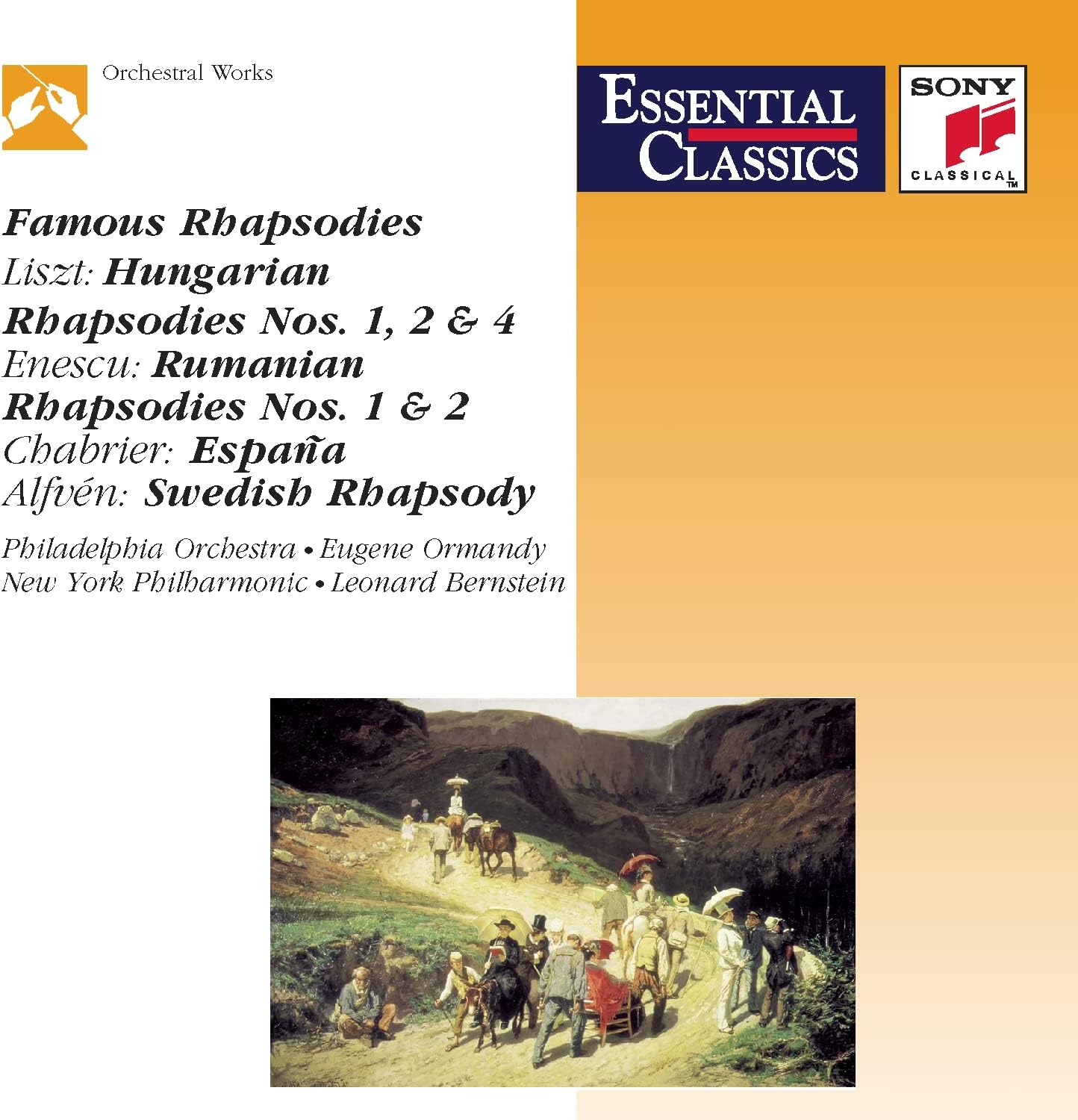 

CD BERNSTEIN; ORMANDY - Famous Rhapsodies SBK60265 Non Japan Classical Used
