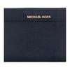 Michael Kors Jet Set Travel Long Letter Logo Commuter Zipper Closure Leather Clutch Wallet Women Wallet Blue 32T7GTVZ3L-ADMIRAL