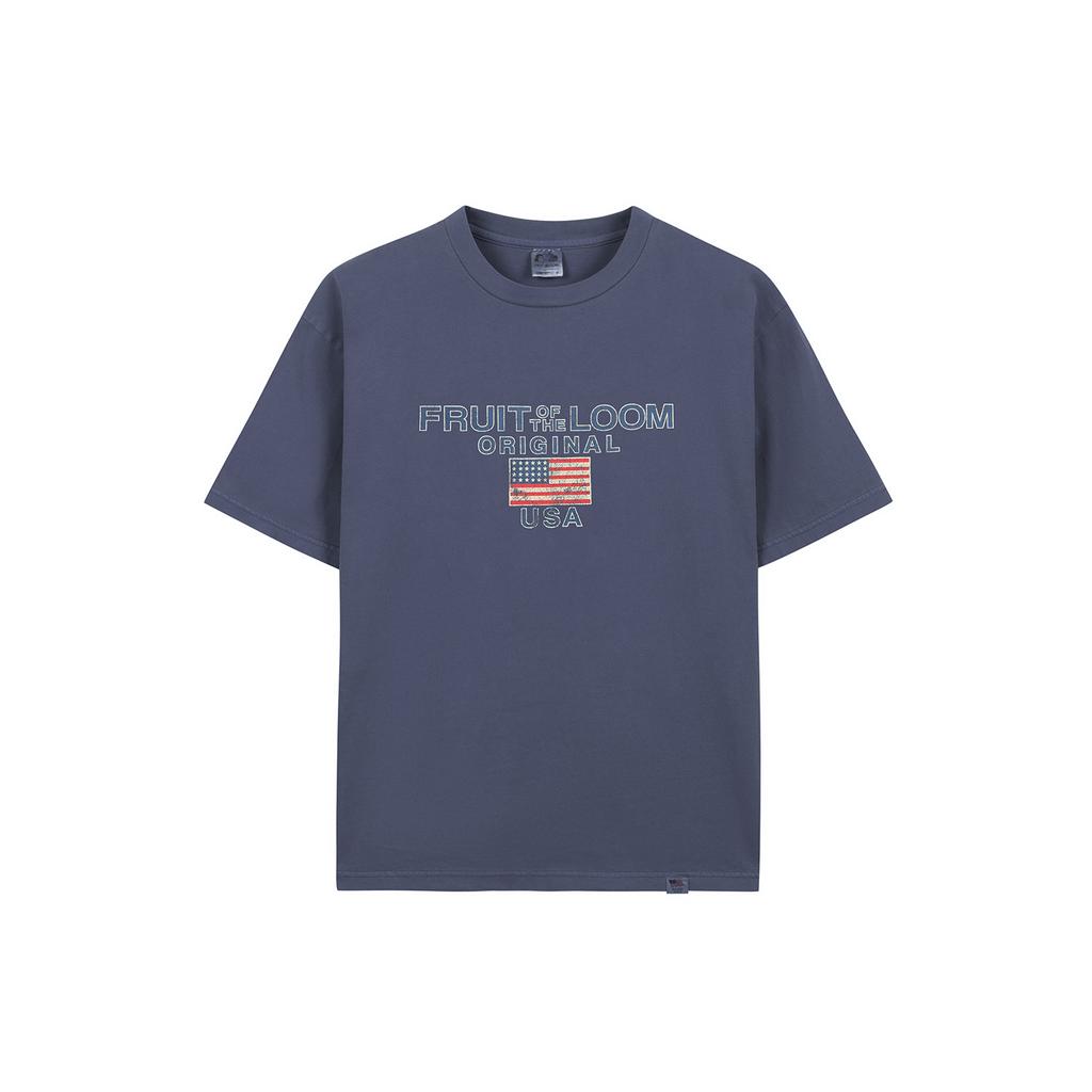 Peulusobeudeolum Pigment Usa Graphic T-Shirt (Navy)
