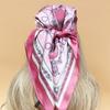 The Four Seasons Luxury Scarves Women Beach Sunscreen Square Kerchief Design Popular Silk Hijab New  Style 70X70CM Headscarf