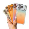 Gradient Color Block iPhone 17 Pro Max Case - Compatible with iPhone 16 Pro/15/14 Full Coverage