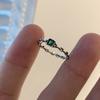 Korean Style Retro Colorful Diamond Open Ring for Women