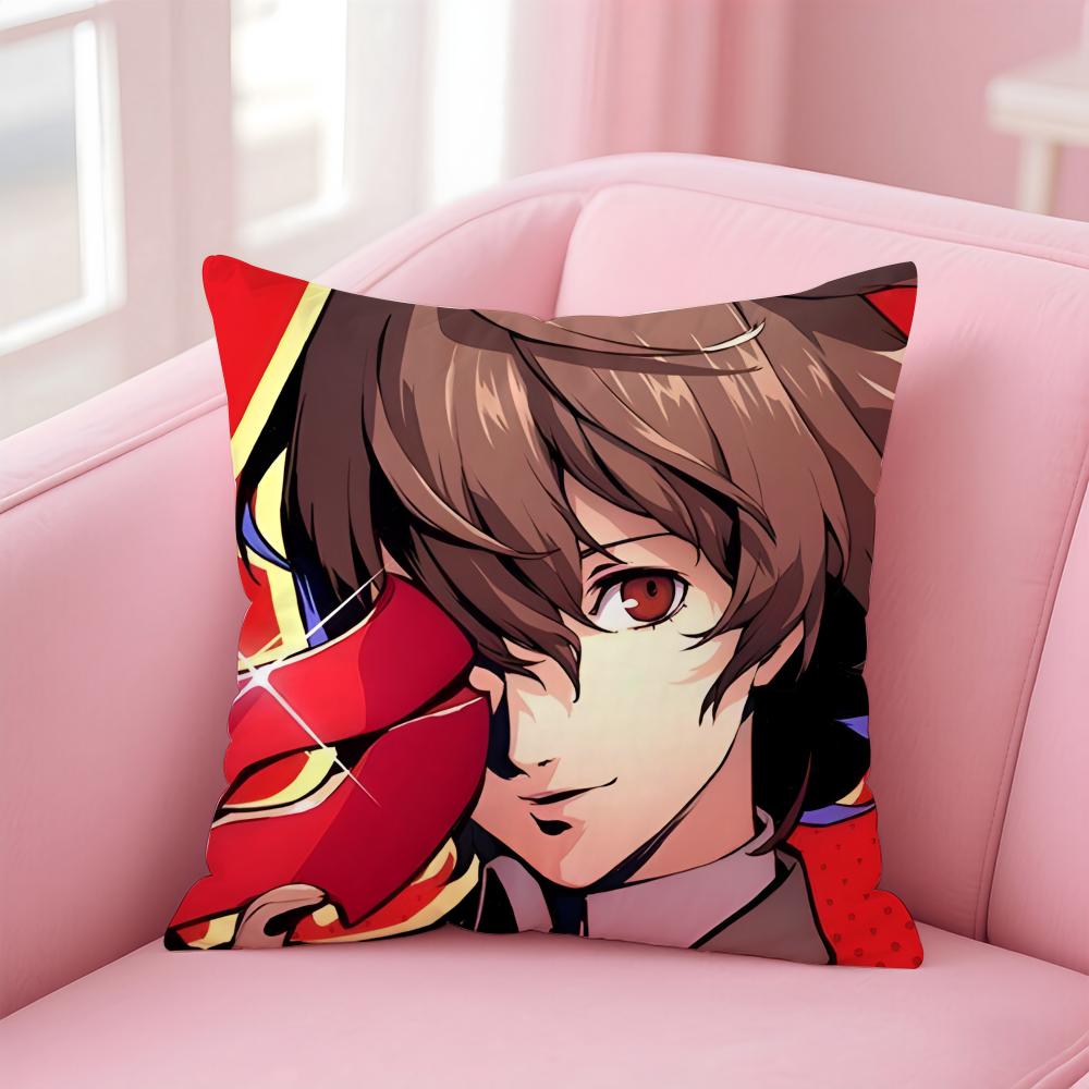 popular game Revelations Persona Cushion Cover Comfortable Reversible Pillow Cover Ideal for Car Sofa Bedroom & Beyond