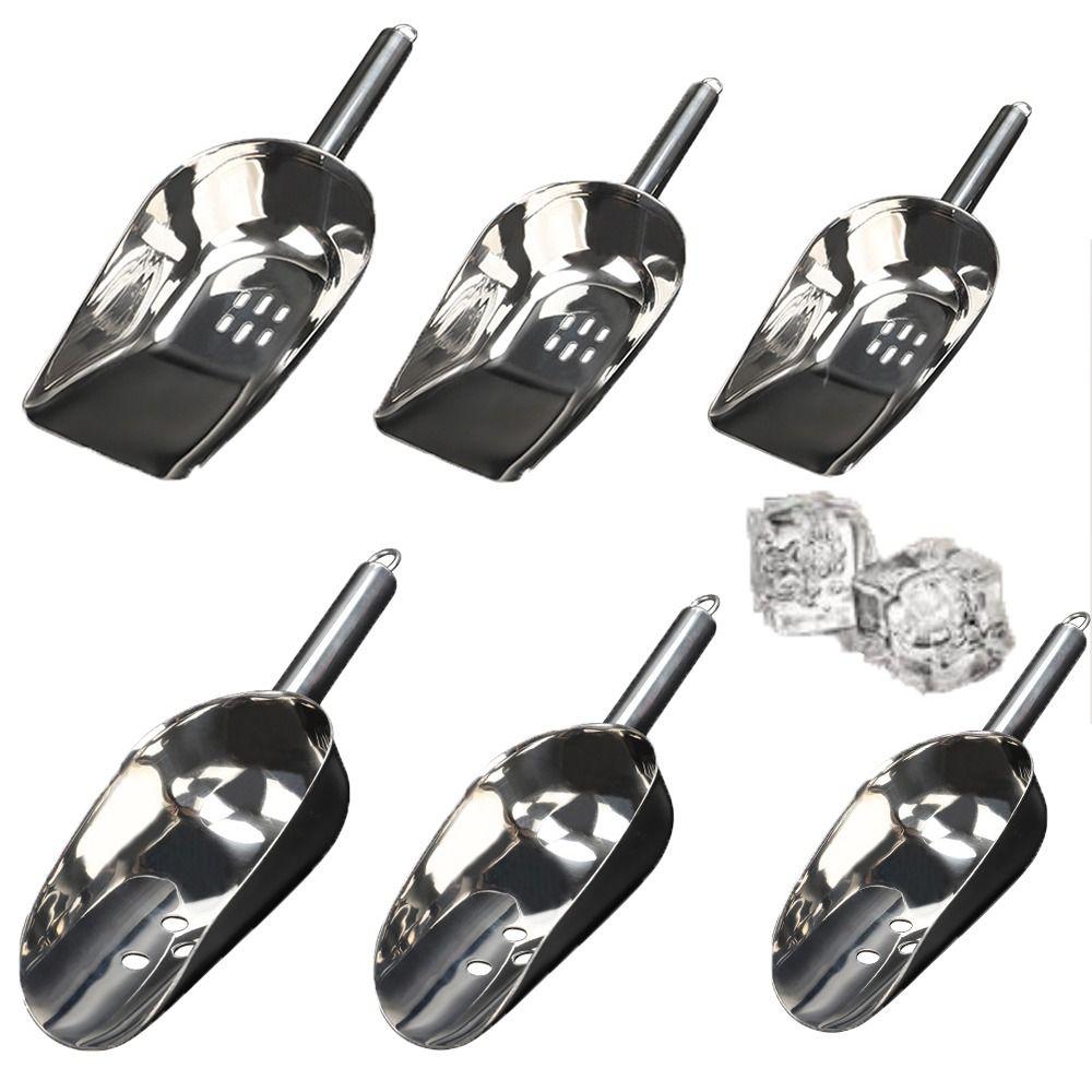 Küchenhelfer Bar Eisschaufel Edelstahl Eisschaufel Hochwertige Eisschaufeln für Getreide