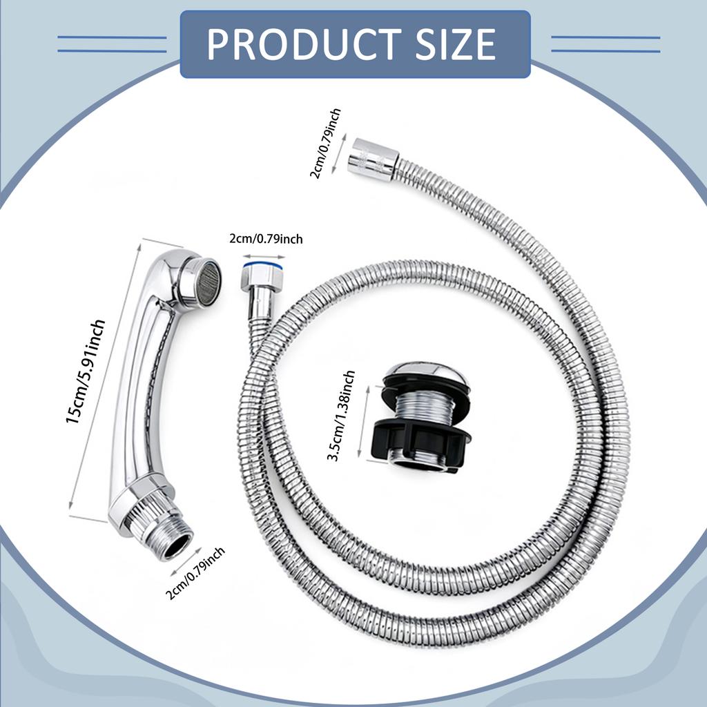 Beauty Salon Faucet Sprayer with Hose Pipe Handheld Repalcement for Babershop Salon Equipment Sprayer bathroom Equipment Kit