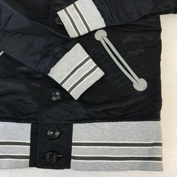 Wilson USA 100% Nylon Coach Jacket Men M Black Hit Union Vintage(USED)