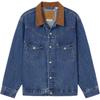 Levis Casual Comfortable Simple Color Block Collar Single-Breasted Long Sleeve Denim Jacket Men Jackets 002WN-0000