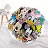 1pc Mickey Mouse Automatic Folding Umbrella: Compact 8-rib Design Cartoon Travel Companion for Outdoor, Casual Accessory