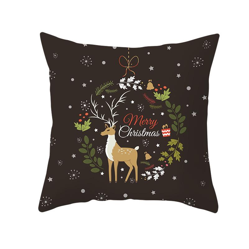 New Christmas Pillowcase Small Fresh Christmas Tree Home Cushion Cover