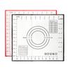 Kneading dough pad thickened with scale silicone pad not easy to stick baking flour pad pastry kitchen cooking table mat