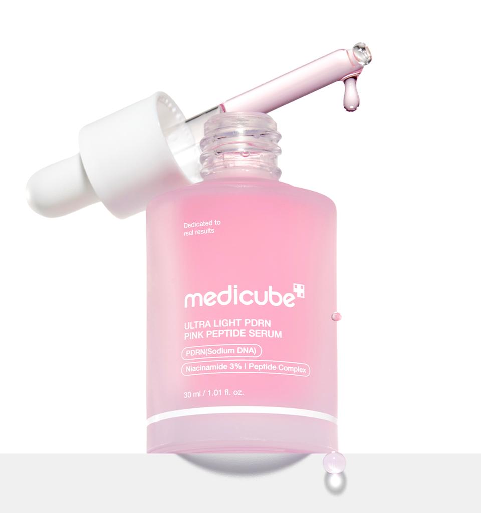 Medicube Ultra Leichte PDRN Rosa Peptid Ampulle Straffendes & Glow Serum 30ml