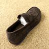 Doudou Schuhe Damen Frühling und Herbst neue Damen Weichsohlen Slipper Retro Einzelne Schuhe Fahrschuhe