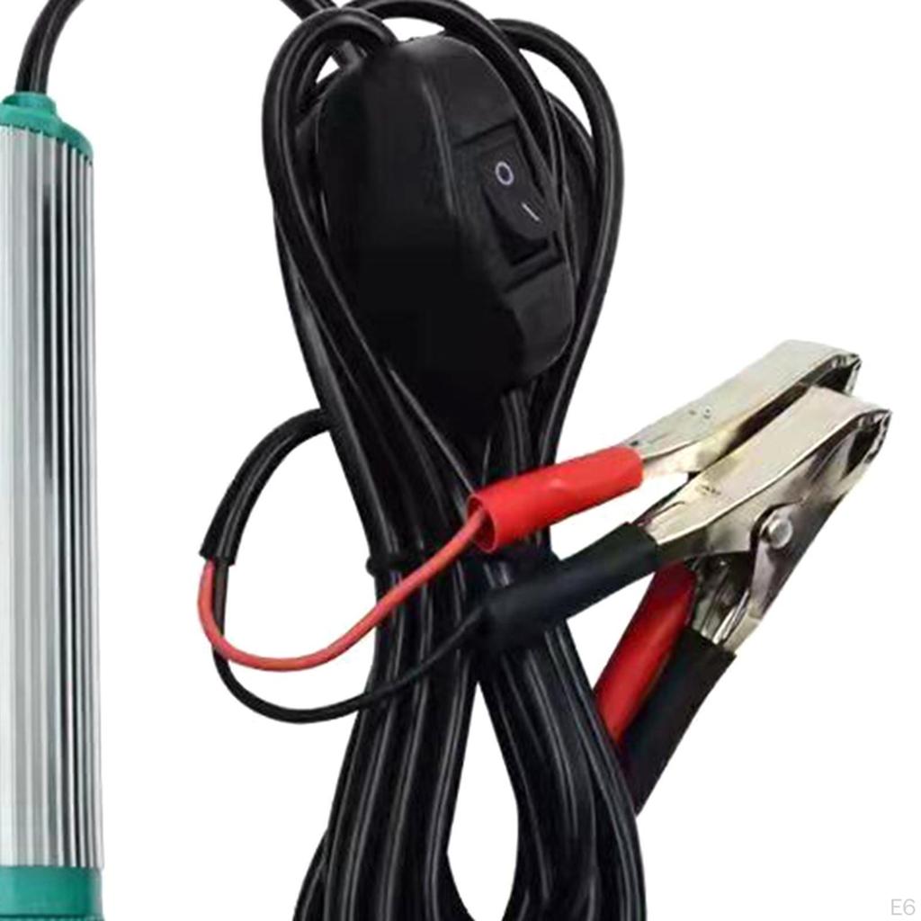 Electric Oil Pump Transfer Low Noise Fast Speed Leakproof Submersible Water Pumping for Marina
