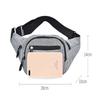 Men's Breast Package Waterproof Outdoor Sports Bag Canvas Pouch Korean-style Waist Bag Fanny Pouch Crossbody Male Banana Bag