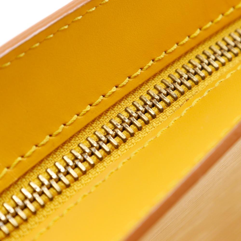 LOUIS VUITTON Sunjack shopping Tote Bag M52269 Tassily Yellow Epi Leather Women Used