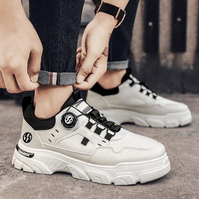 Fashion Shoes for Mans Fashion High-top Platform Sneakers Men's Outdoor Hiking Non-slip Wear-resistant Thick-soled Shoes Zapatos Hombre