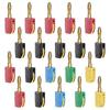 652F 10PCS 4MM PA Coated Banana Jacks High Performances Connection for Testing Tool