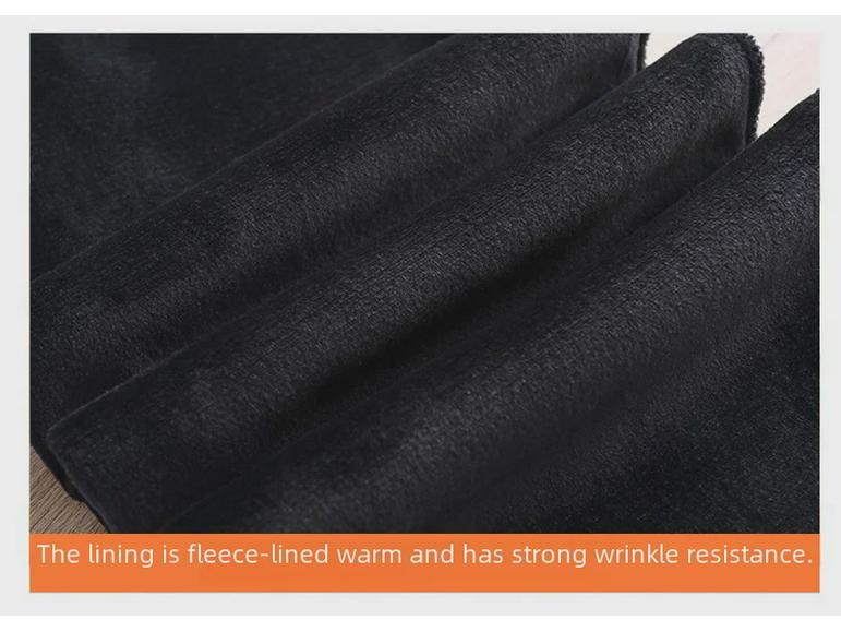 Women's Chenille High-Waist Wide-Leg Pants, Casual Velvet Drape for Autumn and Winter