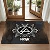 Linkin Park Design Crystal Velvet Rug Soft Decorative Mat for Bedroom Entrance