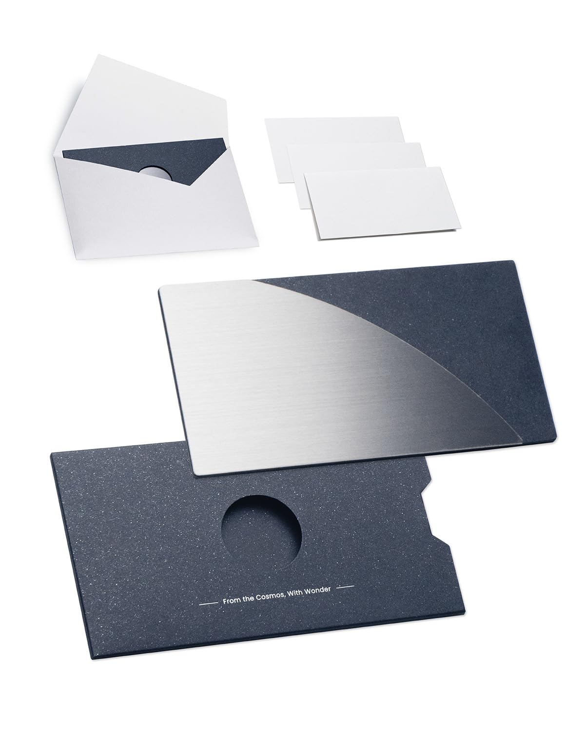 Novium Metal Astral Card - Cosmic Wonder Edition - Anniversary Card, Greeting Card, Thank You Card (Cosmic Wonder)