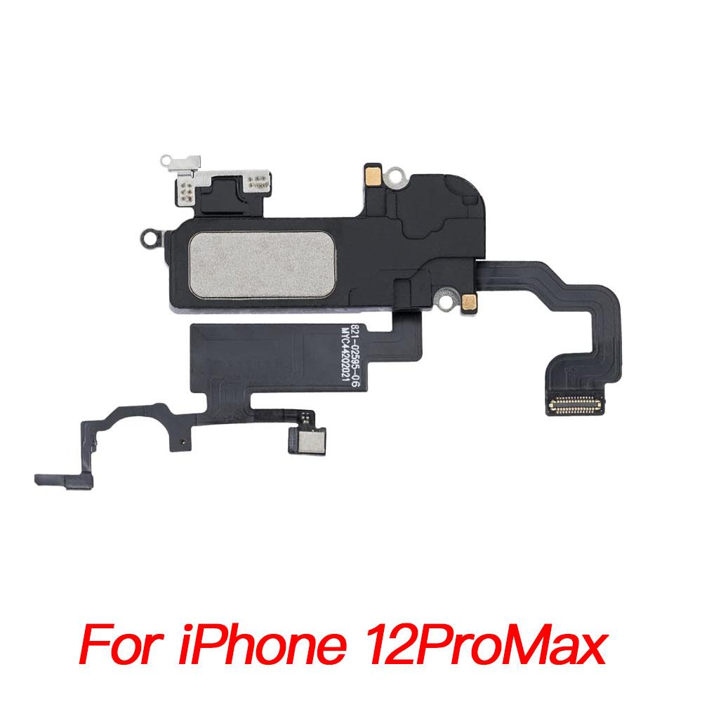 Ear Speaker Flex Cable Replacement For iPhone X XR XS 11 12 Mini Pro Max Ear Piece Upper Loudspeaker Light Sensor Microphone
