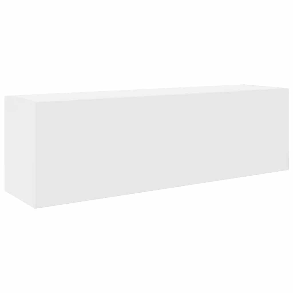 Vidaxl Wall-Mounted Bathroom Cabinet, White, 100X25X30 Cm