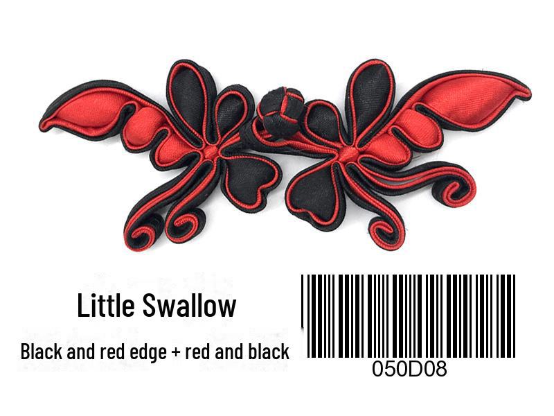 

Ґудзики з бавовняної тканини Baixi Ластівка 3D для костюмів Тан та Ципао