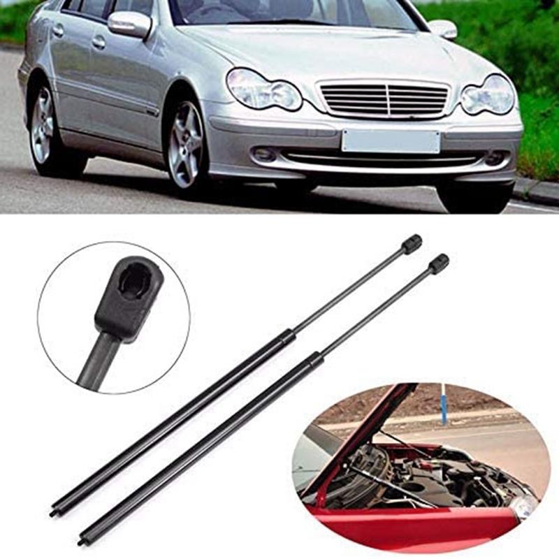 Front Engine Hood Support Rod Lift Hood Hydraulic Gas Jackstay Strut Bars For W203 C230
