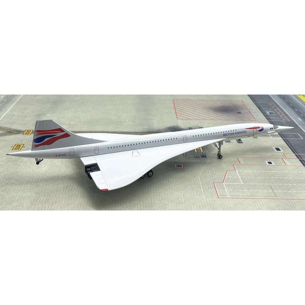 1/200 British Concorde Aircraft Model G-BOAG  Alloy Finished Product Collection Model