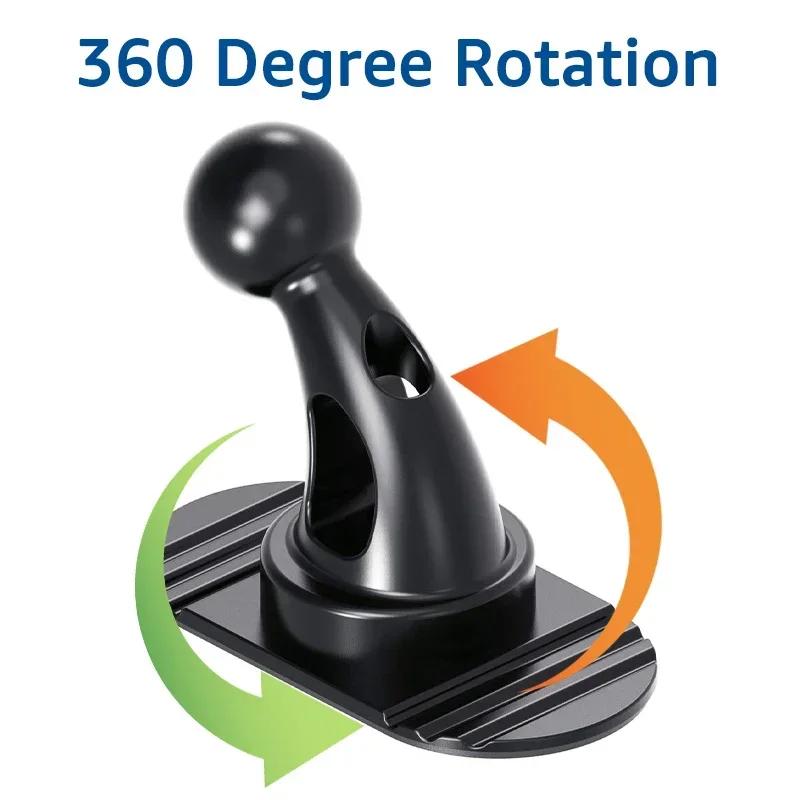 Universal 17mm Ball Head Sticky Base Car Phone Holder Dashboard Mount for Mobile Phone Stand Car Accessory