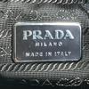 PRADA B9223 triangle logo Vertical Tote Bag Shoulder Bag Nylon Beige