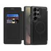 case for S26 S25 S24 S23 S22 plus ultra Magnetic flip leather case insert the card Wireless Charging Anti-Fingerprint plain