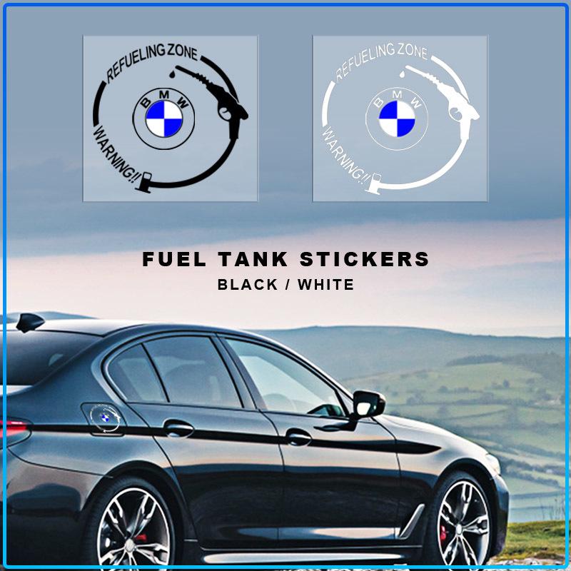 Car Badge Vinyl Reflective Fuel Tank Cap Stickers Decal Accessories For BMW M Performance 1 3 5 7 Series M3 M4 M5 M6 X1 X3 X5 X6 X7 E30 E34 E36 E39 E4
