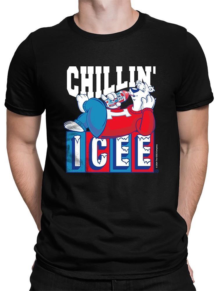 Officially Licensed ICEE Relaxed Chill Mode Bear Graphic Mens T-shirt M