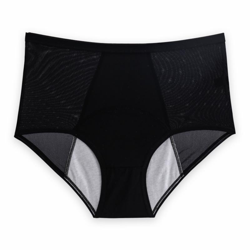 

Cross-Border Women s Leak-Proof Menstrual Underwear - Mid-Rise, Thin, Breathable, Safe Triangle Design 6XL