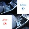 For Land Rover Range Rover Sport 2014-2017 ABS Carbon Fiber Car Center Control Panel Cover Decoration Sticker Car Accessories