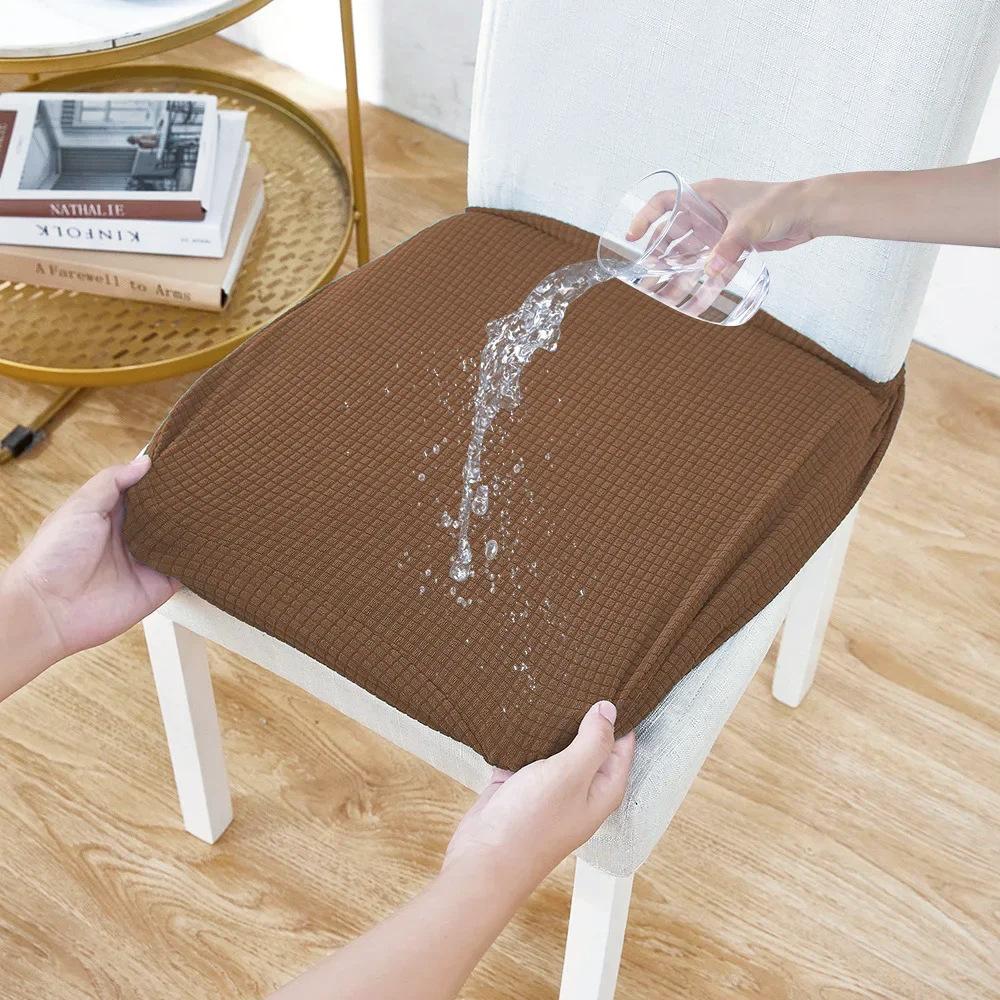 Half Chair Cover Universal Dining Chair Waterproof And Anti-Fouling Chair Cover Sitting Surface Cover Four Seasons