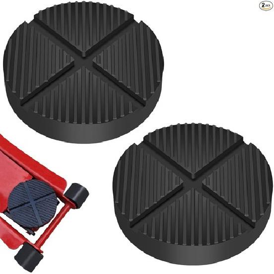 

2 Pack Floor Jack Rubber Pad Universal Jack Pad Adapter, Side Frame Rail Pro