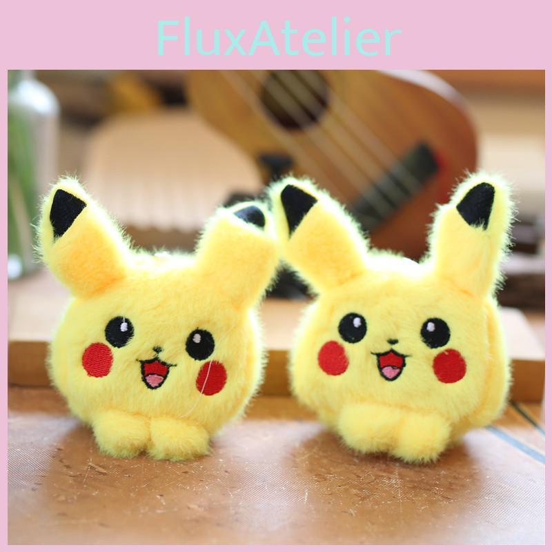 Adorable Pikachu Plush Keychain Soft Short Plush Toy Cute Bag Pendant