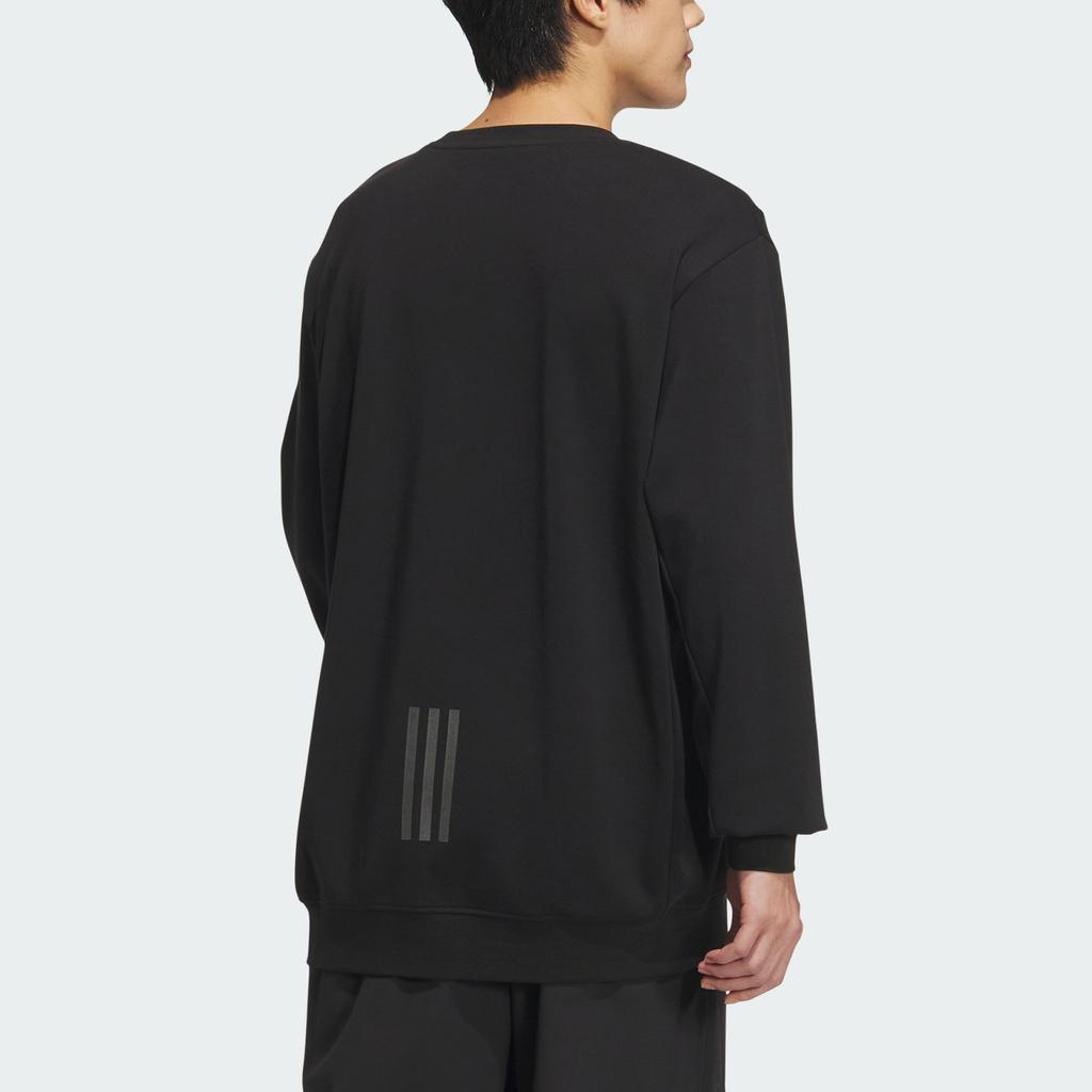 New Adidas FW24 M TRANS CREW1 Sweatshirt Men's Black JX1790