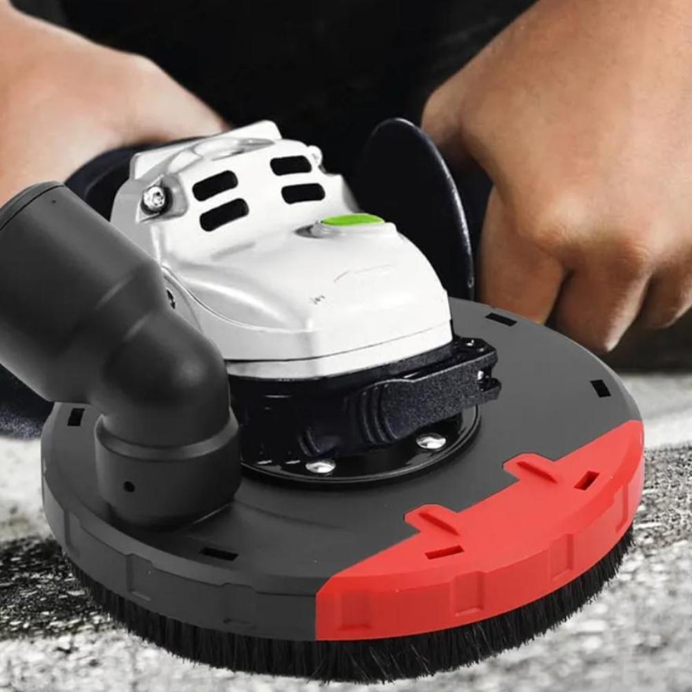 Angle Grinder Dust Shroud Compatible with For Type 125 150 Grinders with Buckle Design and Dust Prevention Brush Ring