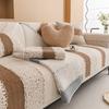 Plush Sofa Cushion Light Luxury High Sense Winter Thickened Non-Slip Seat Cushion  New Mahogany Sofa Cover Cloth
